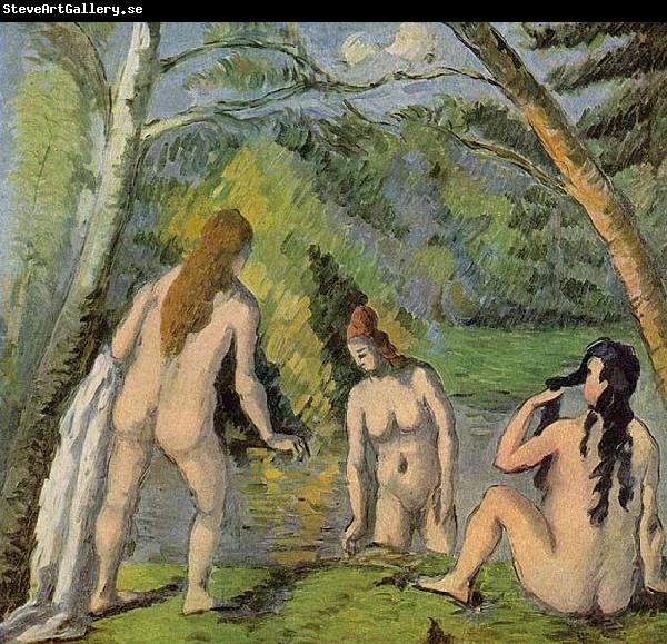 Paul Cezanne Drei badende Frauen